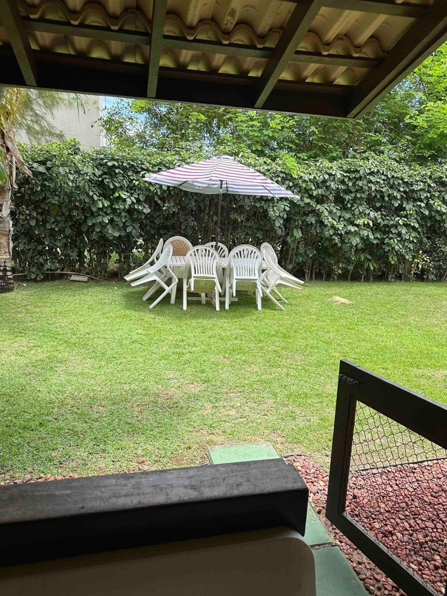 Flat Guarajuba 4 Quartos Terreo A Beira Mar - Pe Na Areia - Governanca Com Arrumadeira E Wi Fi Inclusos Camassari Exterior foto