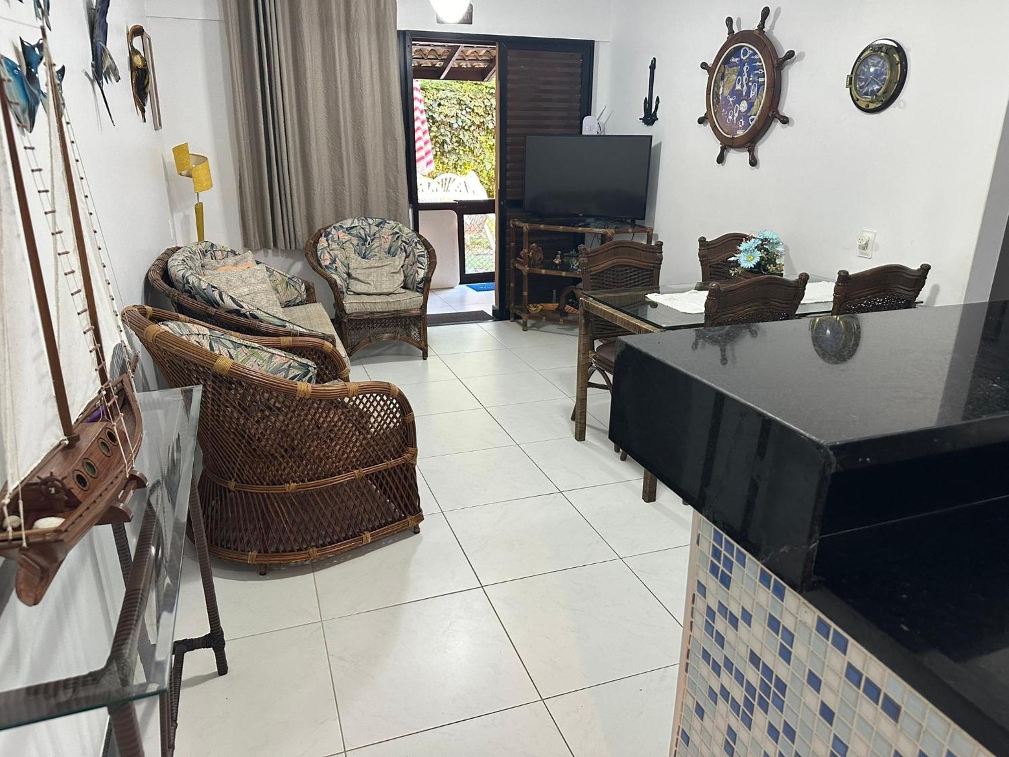 Flat Guarajuba 4 Quartos Terreo A Beira Mar - Pe Na Areia - Governanca Com Arrumadeira E Wi Fi Inclusos Camassari Exterior foto